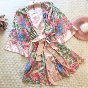 Victoria’s Secret Vintage Gold Label Floral Robe